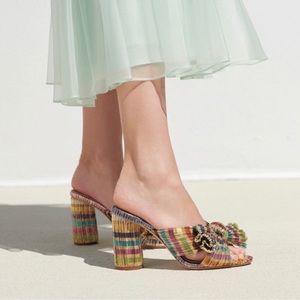 Loeffler Randall Penny Knot Mule in candy